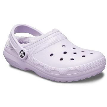 Crocs Classic Lined Clog Men's Shoes Purple / Pink | Australia 0678WNBY